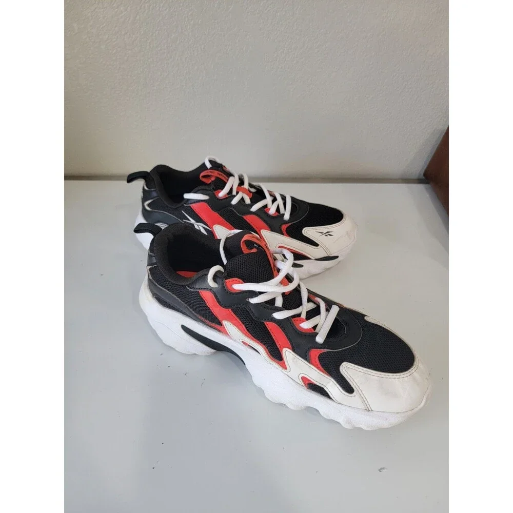Reebok DMX 1000 Men’s Size 9 Radiant Red Black White Chunky Running Shoes